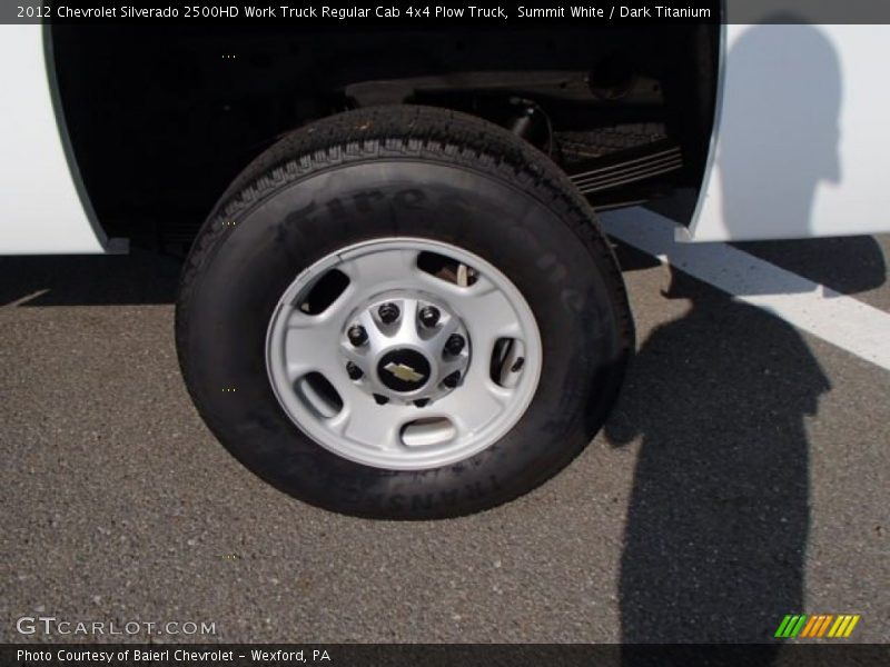 Summit White / Dark Titanium 2012 Chevrolet Silverado 2500HD Work Truck Regular Cab 4x4 Plow Truck