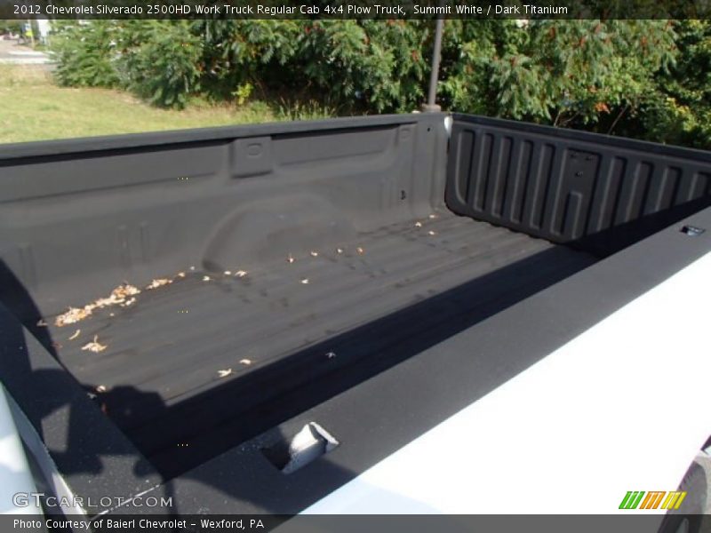 Summit White / Dark Titanium 2012 Chevrolet Silverado 2500HD Work Truck Regular Cab 4x4 Plow Truck
