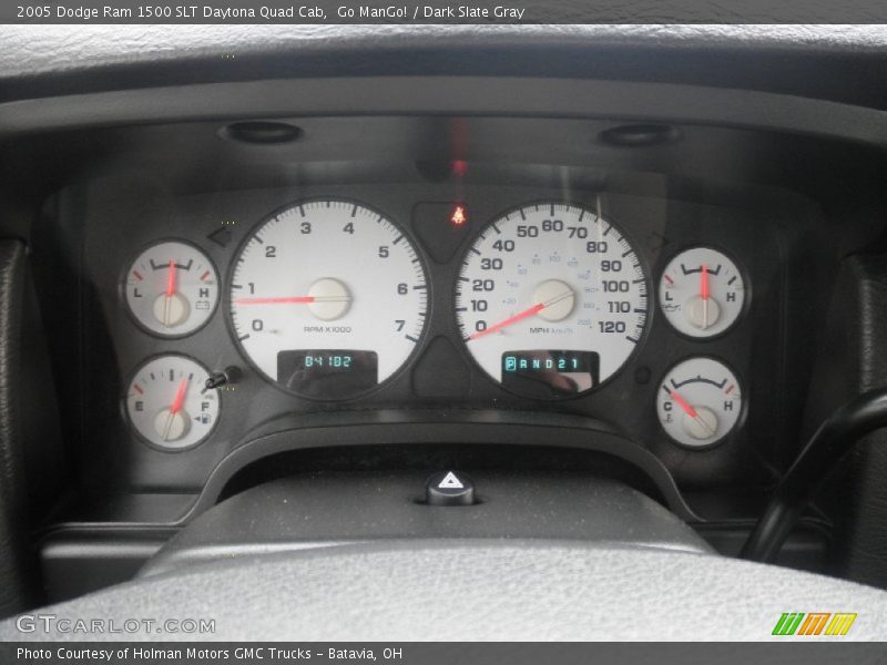  2005 Ram 1500 SLT Daytona Quad Cab SLT Daytona Quad Cab Gauges