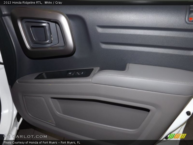 White / Gray 2013 Honda Ridgeline RTL