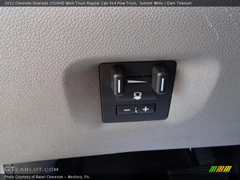 Summit White / Dark Titanium 2012 Chevrolet Silverado 2500HD Work Truck Regular Cab 4x4 Plow Truck