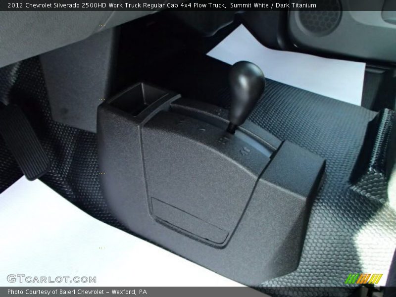 Summit White / Dark Titanium 2012 Chevrolet Silverado 2500HD Work Truck Regular Cab 4x4 Plow Truck