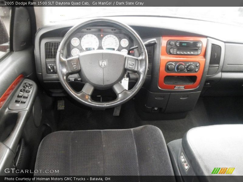 Go ManGo! / Dark Slate Gray 2005 Dodge Ram 1500 SLT Daytona Quad Cab