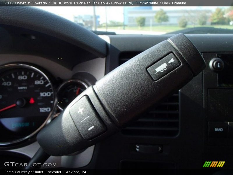 Summit White / Dark Titanium 2012 Chevrolet Silverado 2500HD Work Truck Regular Cab 4x4 Plow Truck