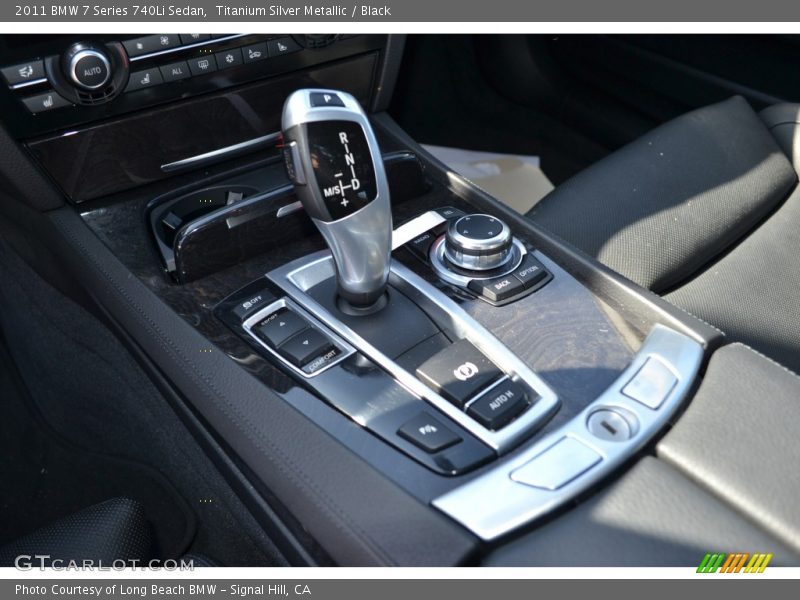 Titanium Silver Metallic / Black 2011 BMW 7 Series 740Li Sedan