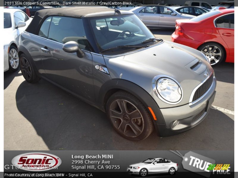 Dark Silver Metallic / Grey/Carbon Black 2010 Mini Cooper S Convertible