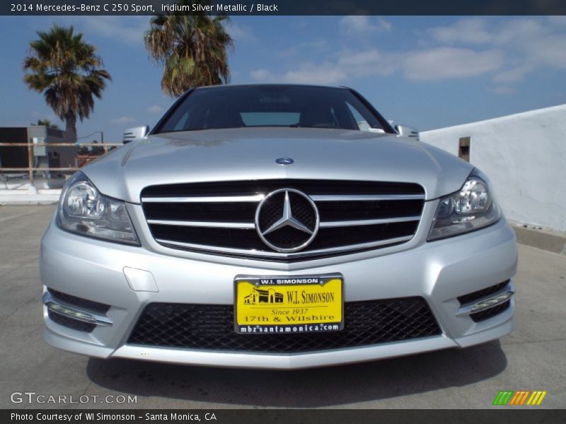 Iridium Silver Metallic / Black 2014 Mercedes-Benz C 250 Sport