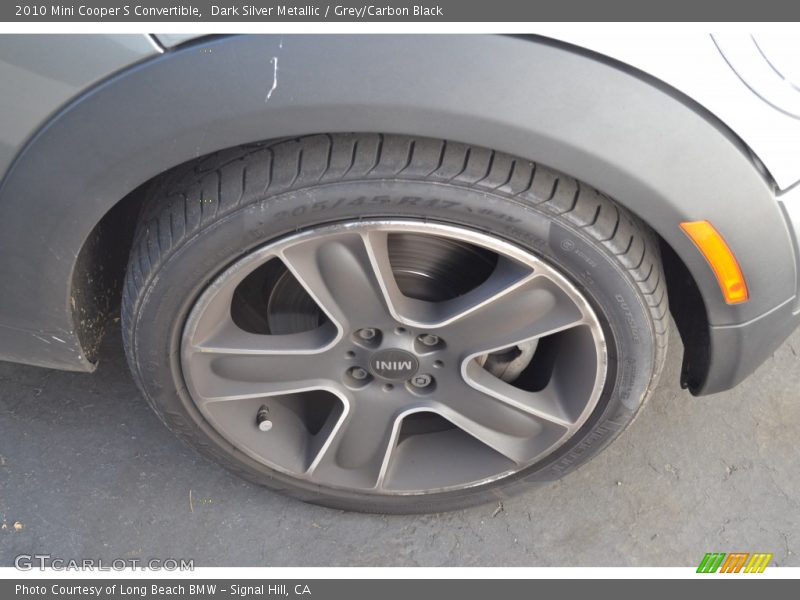 Dark Silver Metallic / Grey/Carbon Black 2010 Mini Cooper S Convertible