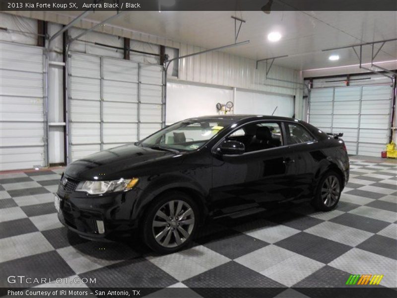 Aurora Black / Black 2013 Kia Forte Koup SX