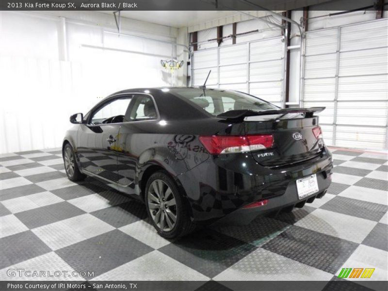 Aurora Black / Black 2013 Kia Forte Koup SX