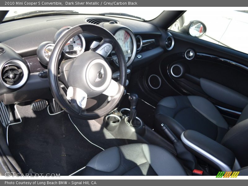 Dark Silver Metallic / Grey/Carbon Black 2010 Mini Cooper S Convertible