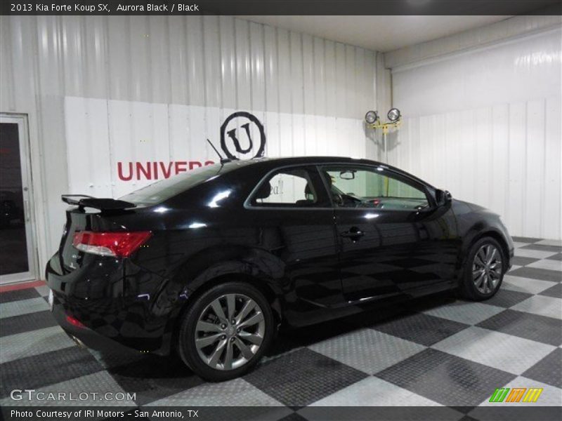 Aurora Black / Black 2013 Kia Forte Koup SX