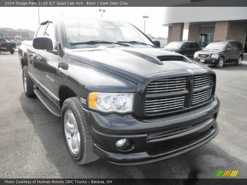 Black / Dark Slate Gray 2004 Dodge Ram 1500 SLT Quad Cab 4x4