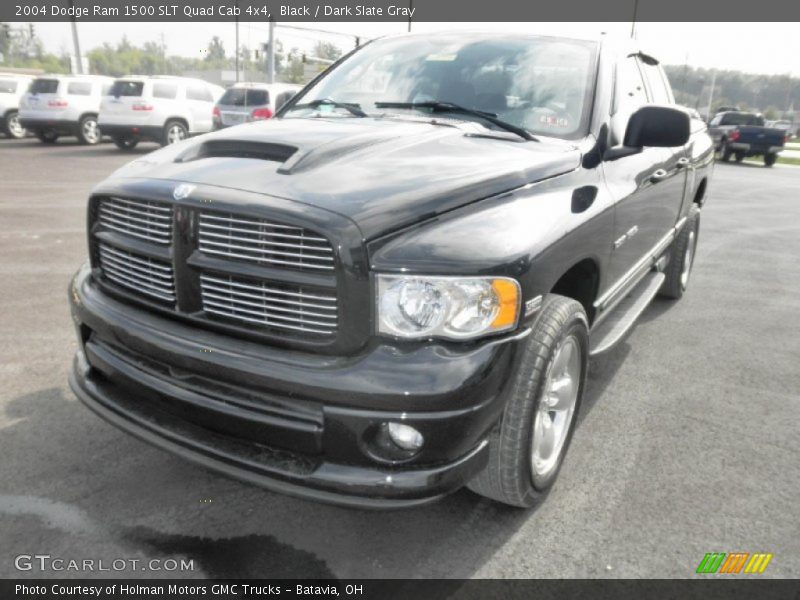 Black / Dark Slate Gray 2004 Dodge Ram 1500 SLT Quad Cab 4x4