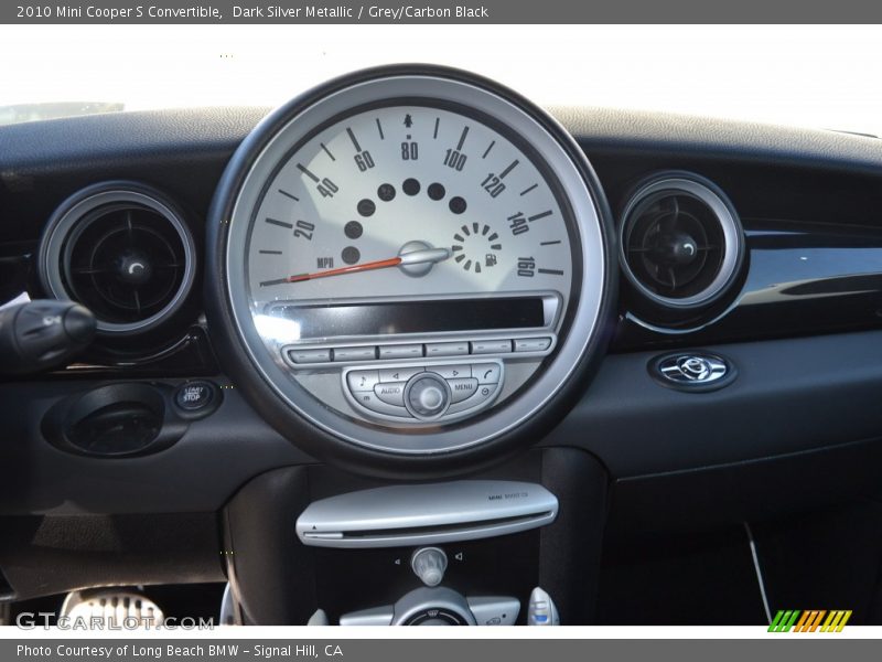 Dark Silver Metallic / Grey/Carbon Black 2010 Mini Cooper S Convertible