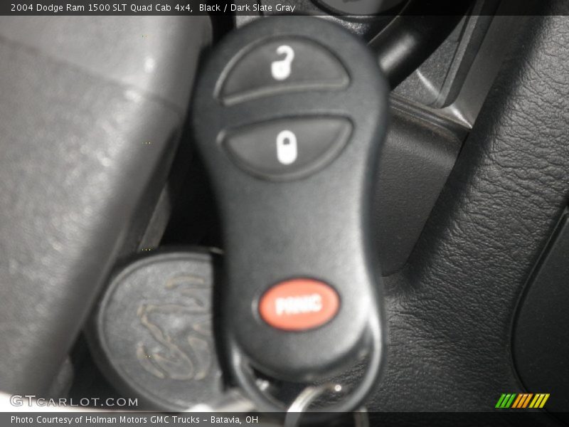 Black / Dark Slate Gray 2004 Dodge Ram 1500 SLT Quad Cab 4x4