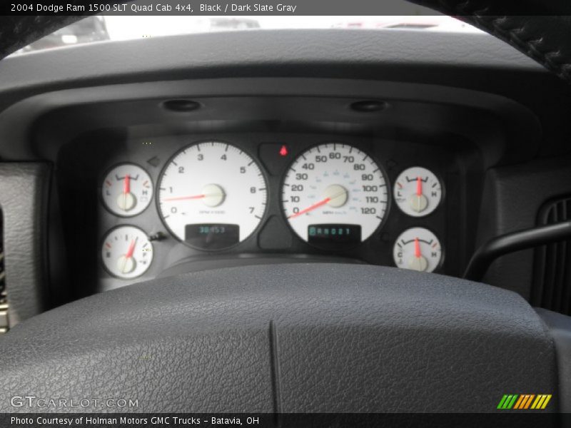 Black / Dark Slate Gray 2004 Dodge Ram 1500 SLT Quad Cab 4x4
