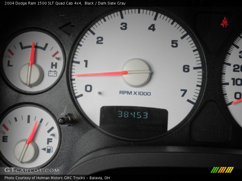 Black / Dark Slate Gray 2004 Dodge Ram 1500 SLT Quad Cab 4x4