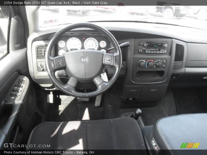 Black / Dark Slate Gray 2004 Dodge Ram 1500 SLT Quad Cab 4x4