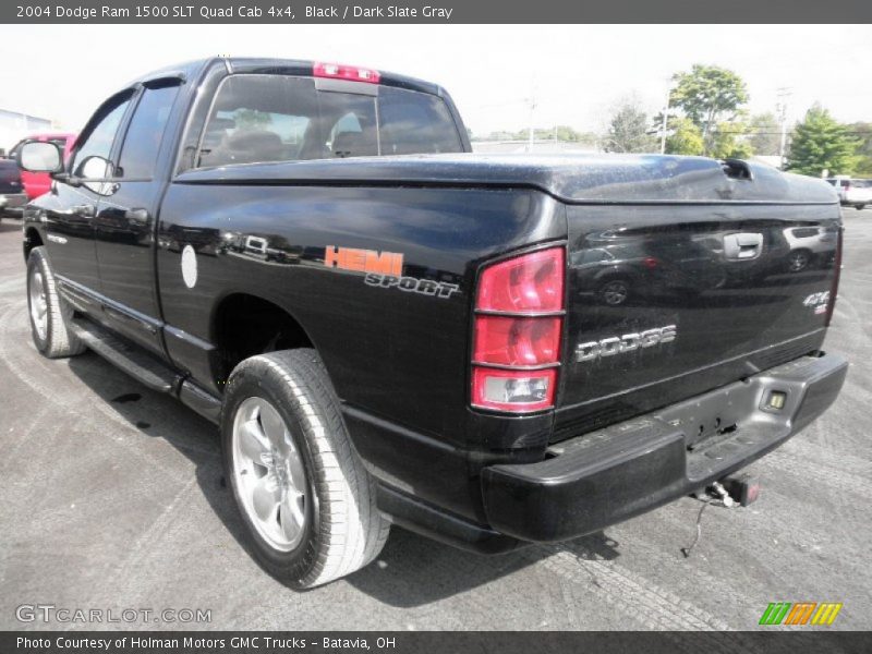 Black / Dark Slate Gray 2004 Dodge Ram 1500 SLT Quad Cab 4x4