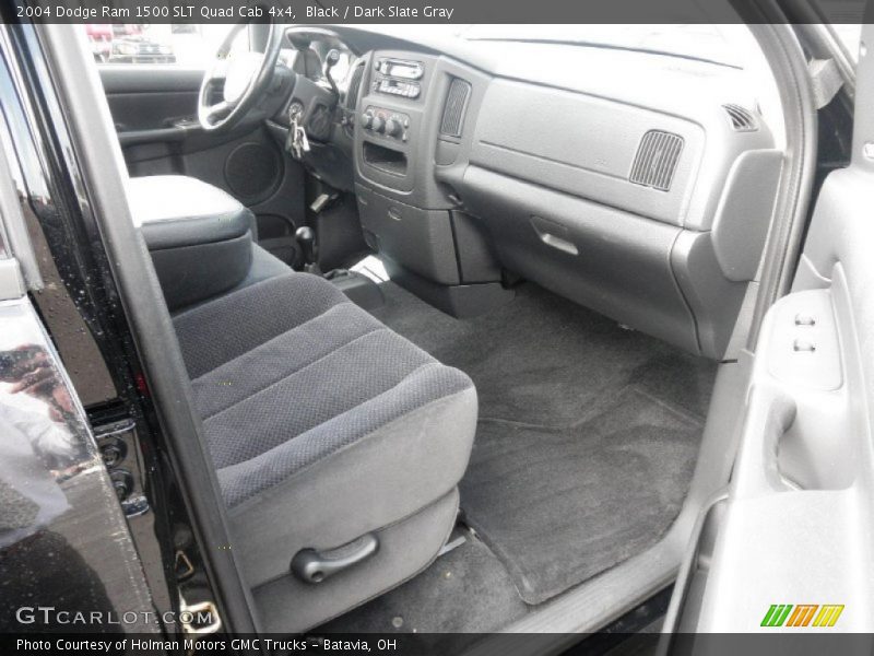 Black / Dark Slate Gray 2004 Dodge Ram 1500 SLT Quad Cab 4x4
