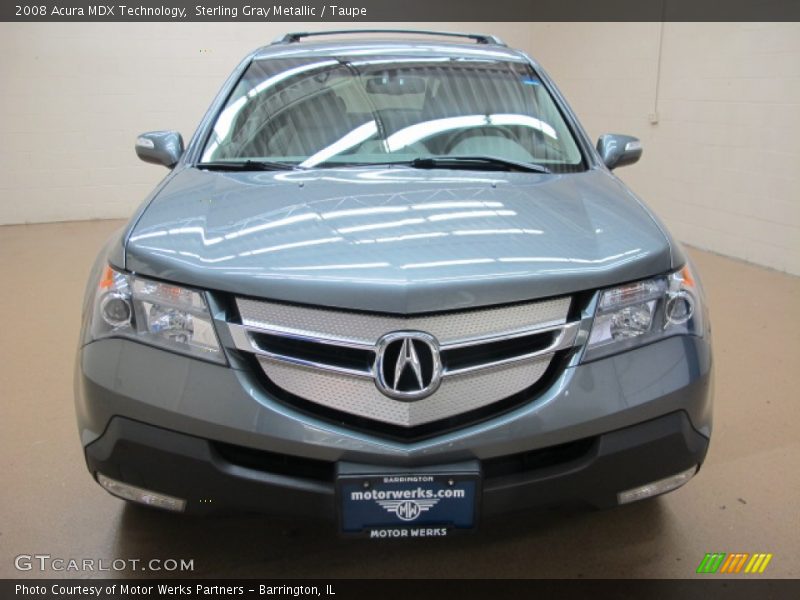 Sterling Gray Metallic / Taupe 2008 Acura MDX Technology