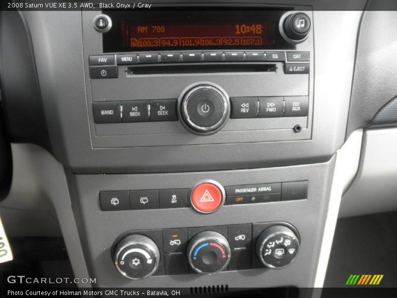 Controls of 2008 VUE XE 3.5 AWD