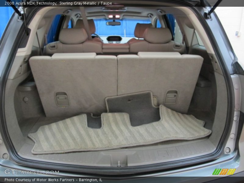 Sterling Gray Metallic / Taupe 2008 Acura MDX Technology