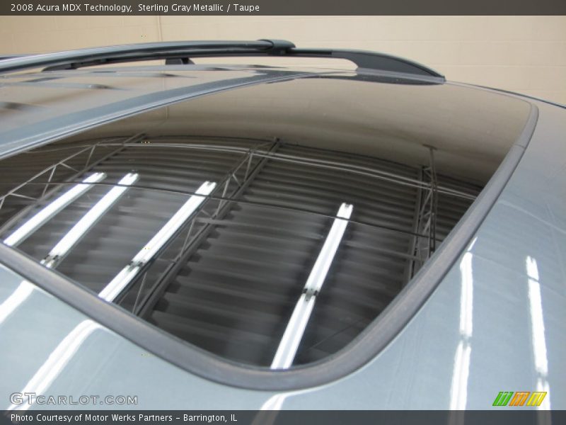 Sterling Gray Metallic / Taupe 2008 Acura MDX Technology