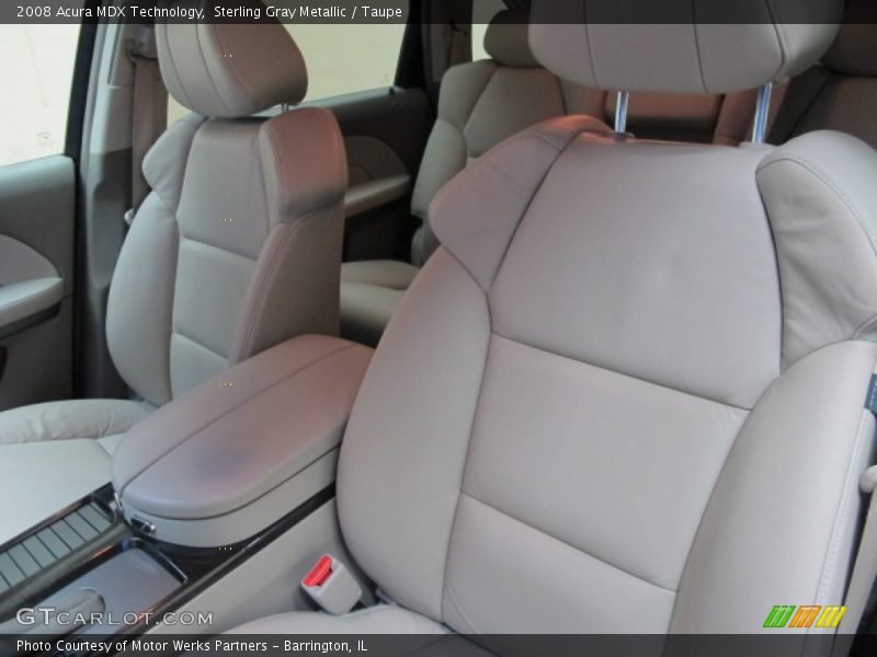 Sterling Gray Metallic / Taupe 2008 Acura MDX Technology