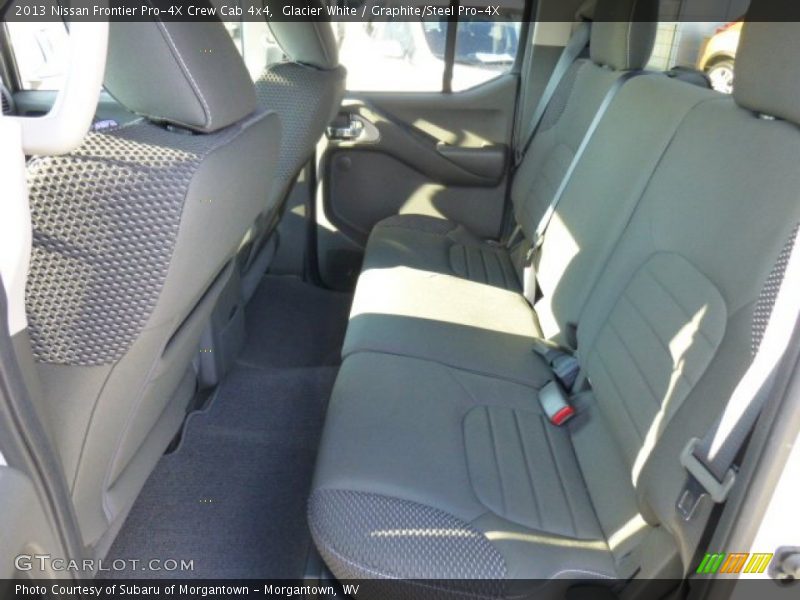 Glacier White / Graphite/Steel Pro-4X 2013 Nissan Frontier Pro-4X Crew Cab 4x4