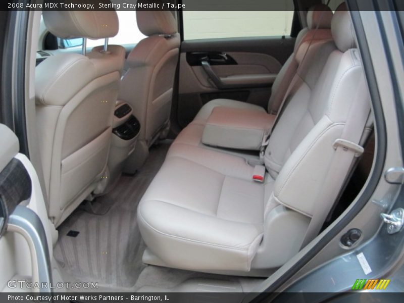 Sterling Gray Metallic / Taupe 2008 Acura MDX Technology