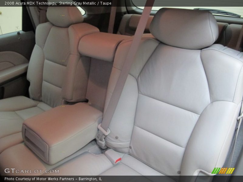 Sterling Gray Metallic / Taupe 2008 Acura MDX Technology