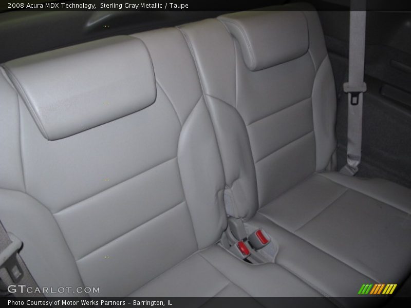 Sterling Gray Metallic / Taupe 2008 Acura MDX Technology