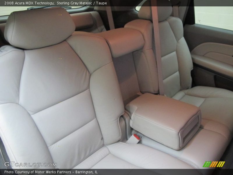 Sterling Gray Metallic / Taupe 2008 Acura MDX Technology