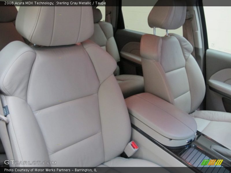 Sterling Gray Metallic / Taupe 2008 Acura MDX Technology