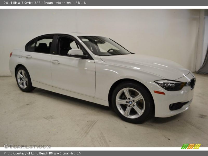 Alpine White / Black 2014 BMW 3 Series 328d Sedan