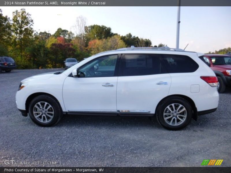 Moonlight White / Charcoal 2014 Nissan Pathfinder SL AWD