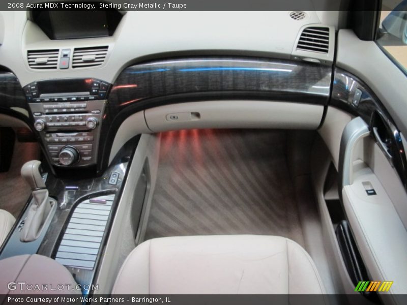 Sterling Gray Metallic / Taupe 2008 Acura MDX Technology