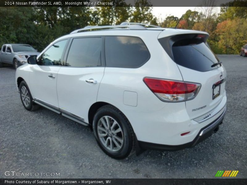 Moonlight White / Charcoal 2014 Nissan Pathfinder SL AWD