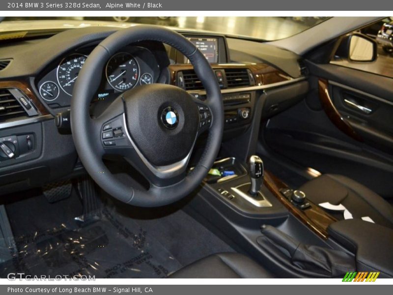 Alpine White / Black 2014 BMW 3 Series 328d Sedan