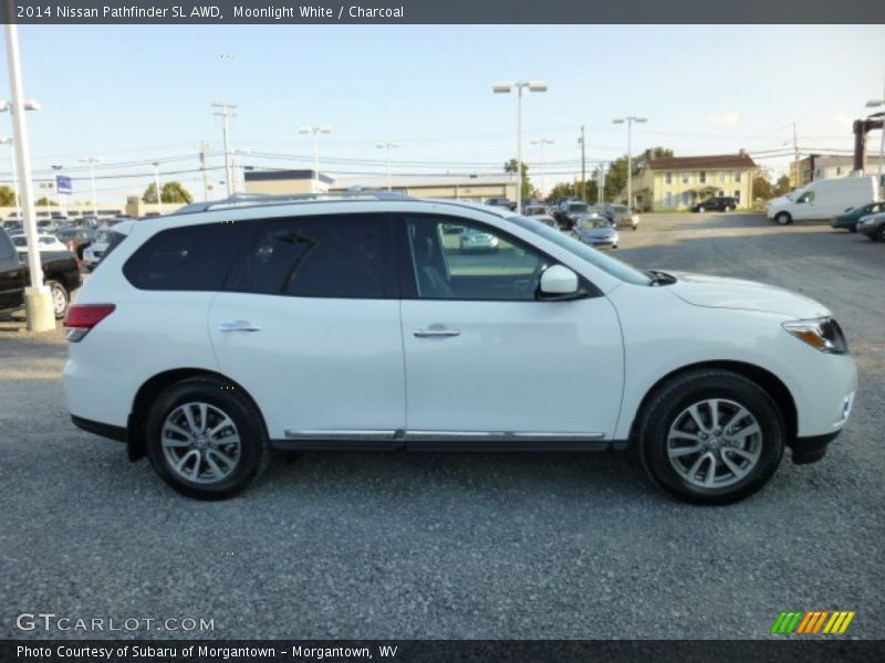 Moonlight White / Charcoal 2014 Nissan Pathfinder SL AWD