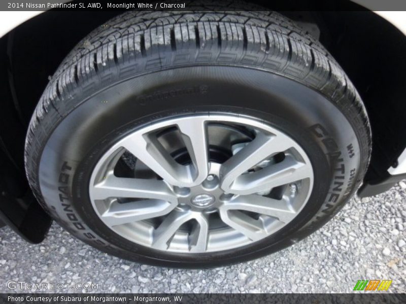 Moonlight White / Charcoal 2014 Nissan Pathfinder SL AWD