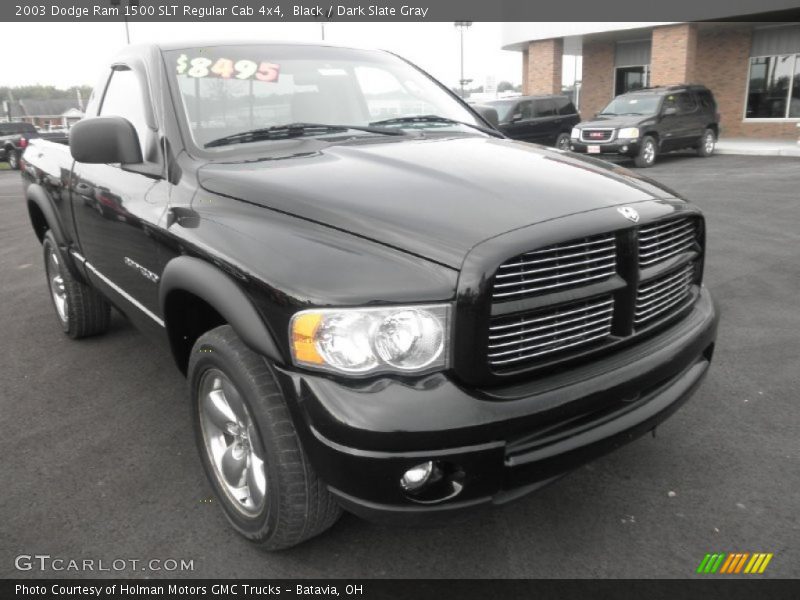 Black / Dark Slate Gray 2003 Dodge Ram 1500 SLT Regular Cab 4x4