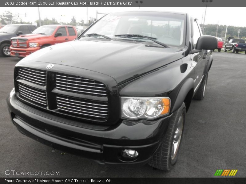 Black / Dark Slate Gray 2003 Dodge Ram 1500 SLT Regular Cab 4x4