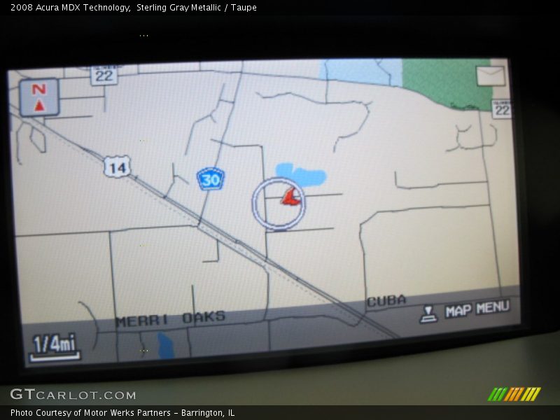 Sterling Gray Metallic / Taupe 2008 Acura MDX Technology