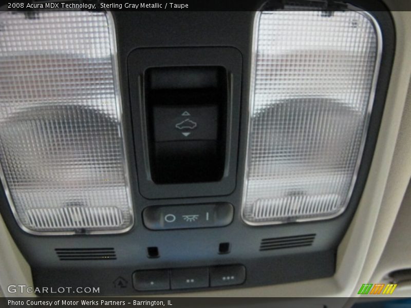 Sterling Gray Metallic / Taupe 2008 Acura MDX Technology
