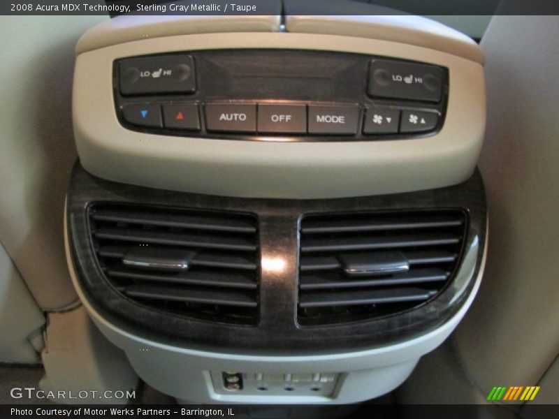 Sterling Gray Metallic / Taupe 2008 Acura MDX Technology