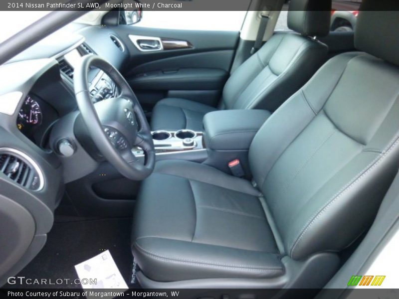 Moonlight White / Charcoal 2014 Nissan Pathfinder SL AWD
