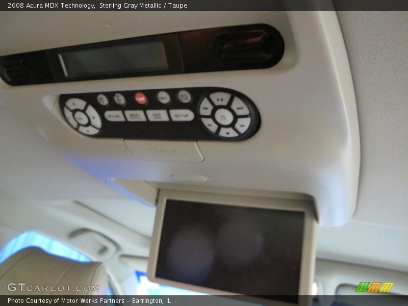 Sterling Gray Metallic / Taupe 2008 Acura MDX Technology